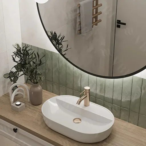 Умивальник VBI Terni white накладний VBI-011800, Білий - фото 1