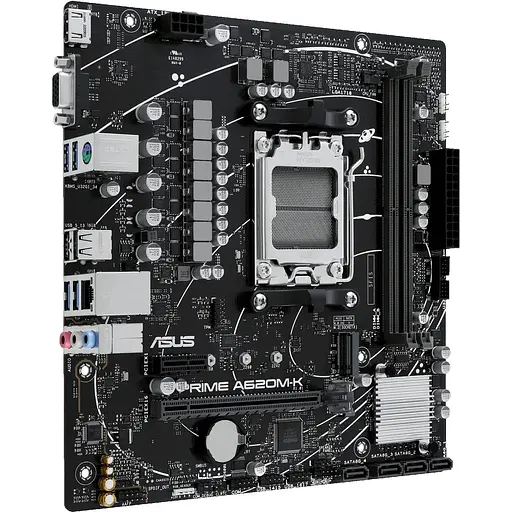 Материнская плата Asus Prime A620M-K Socket AM5 - фото 3