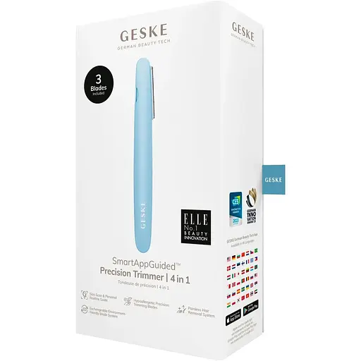 Тример для тіла GESKE Precision Trimmer 4in1 Aquamarine (HB0448) [132059] - фото 11