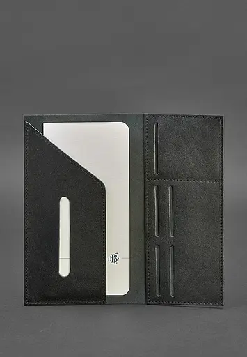 Кожаный тревел-кейс 3.1 черный краст - фото 4