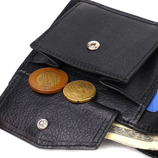 Мужской кожаный кошелек Canpellini 11.5х9.5х2 см acs0025678 - фото 5