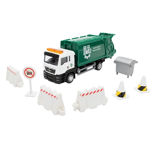 Ігровий набір TechnoDrive Сміттєвоз Man з аксесуарами (250431U)
