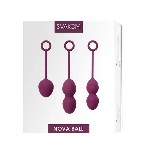Набор вагинальных шариков со смещенным центром тяжести Svakom Nova Violet - фото 6