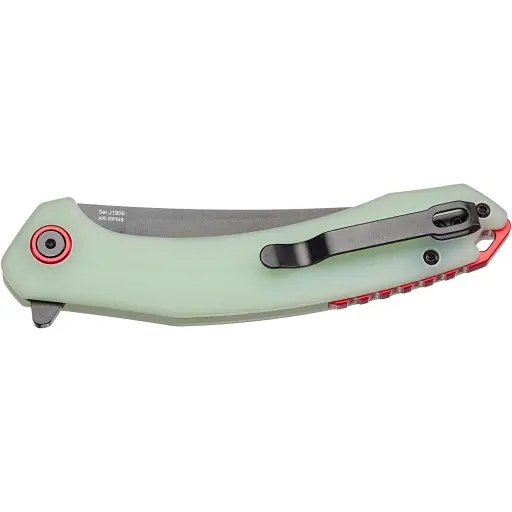 Ніж CJRB Gobi Black Blade Mint green - фото 4