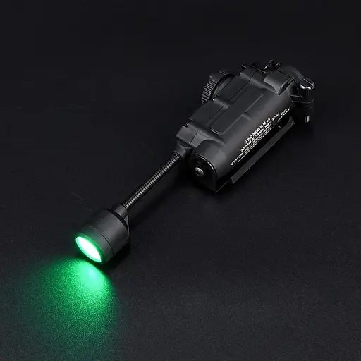 Фонарь Sidewinder на шлем (белый + красный + зеленый + синий + ИК свет) картонна коробка Черный - фото 8