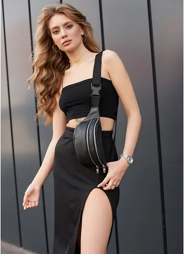 Жіноча сумка Sambag 30,5х14 см 000148028 - фото 3