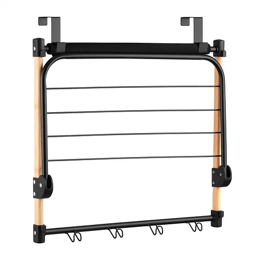 Дверная сушилка Aedesto Minimalism черная 45 x 30 x 40 см (ARHC2101BB) - фото 2