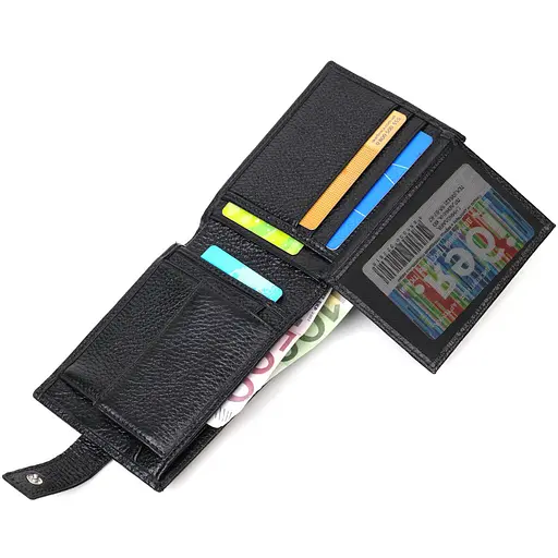 Шкіряний чоловічий гаманець Bond 13х9.5х1.5 см acs0026926 - фото 5