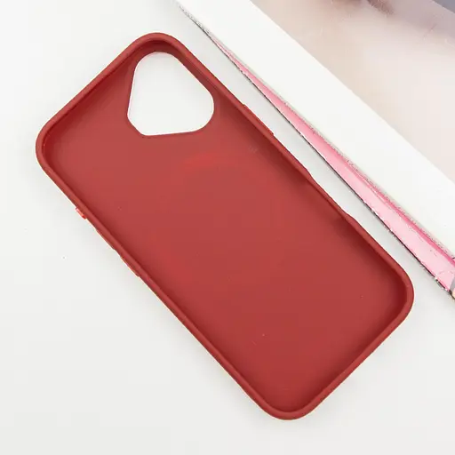 Чохол Epik TPU Bonbon Metal Style with MagSafe для Apple iPhone 16 Plus 6.7 Червоний/Red - фото 2