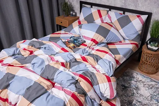 Комплект постельного белья Moon&Star Бязь Gold Люкс Sunkissed King Size 220x240 наволочки 4х50х70 - фото 4