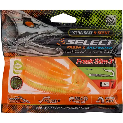 Силікон Select Freek Slim 3" #247 (7 шт/уп) - фото 2