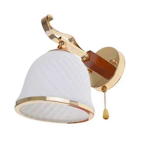 Бра Brille LK-709W/1 E27 FG настінне зі скляним плафоном