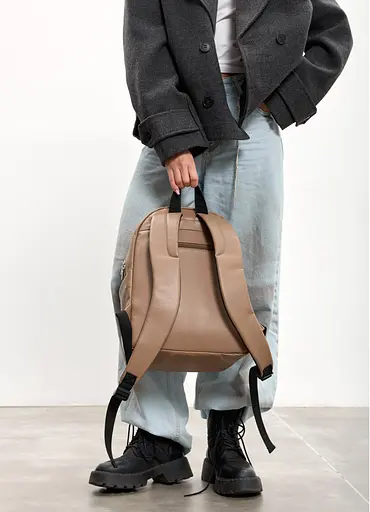 Жіночий рюкзак Sambag Talary кавовий 35 х 25 х 12 см (35312021) - фото 5