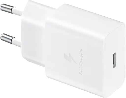 Мережевий зарядний пристрій Samsung 15W Power Adapter (w/o Cable) - White (EP-T1510NWEGEU) (6972211) - фото 1