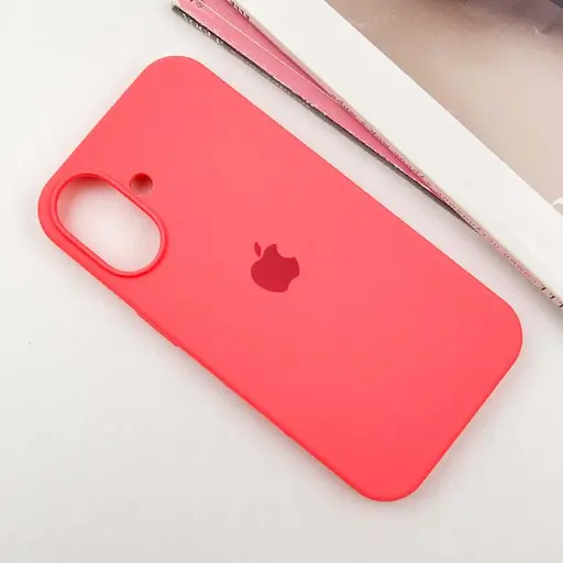 Чехол Epik Silicone Case Full Protective AA для Apple iPhone 16 Plus 6.7 Арбузный/Watermelon red - фото 2