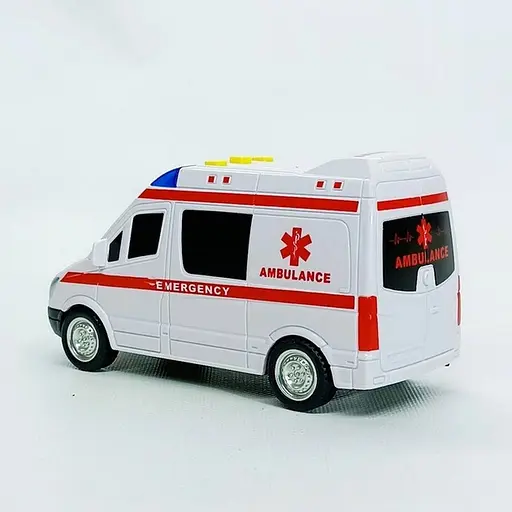 Дитяча автомодель "Швидка допомога" АвтоПром 7994, 17х7 см, звукові та світлові ефекти - фото 3