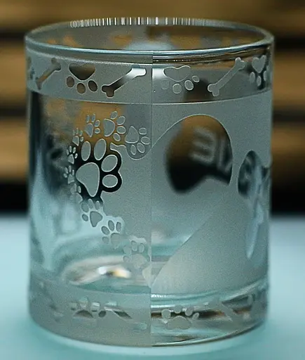 Скляна чашка кружка 320 мл  з гравіюванням Йорк подарунок для власника собаки або поціновувача породи - фото 5