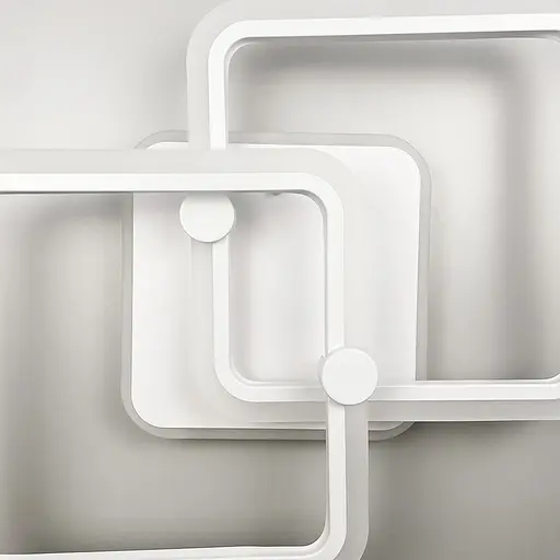 Стельова мінімалістична LED люстра в білому корпусі Line.F RGB підсвітка Немає - фото 5