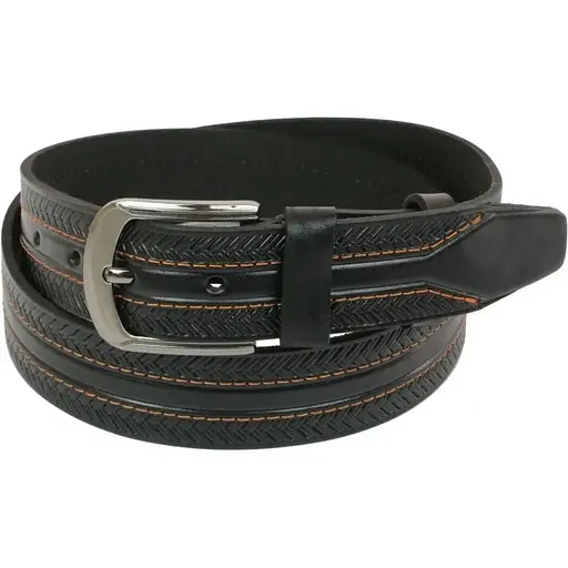 Ремінь шкіряний Skipper чоловічий 118-138х4 см acs0017464 - фото 1