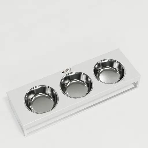 Hollky Base Bar — три миски на підставці (3 × 0,45 л) - фото 6