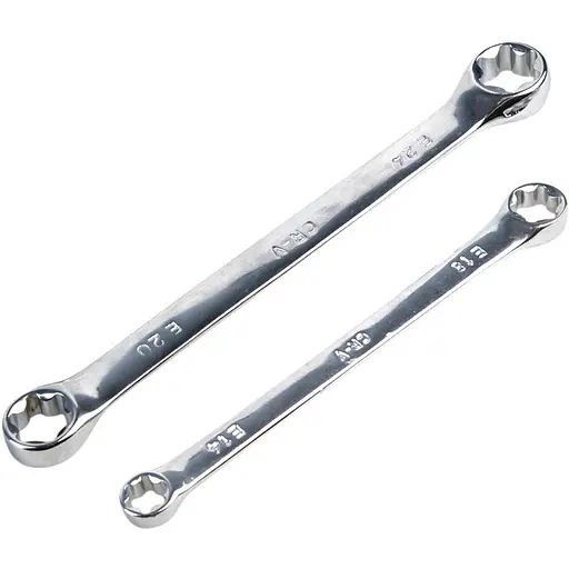 Набор накидных ключей Alloid Torx E6х8 E10х12 E14х18 E20х24, 4 шт. (NK-0624E) - фото 2