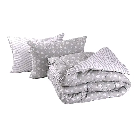 Набір ковдра та 2 подушки силіконові Руно Star Plus (172.52 Star plus)