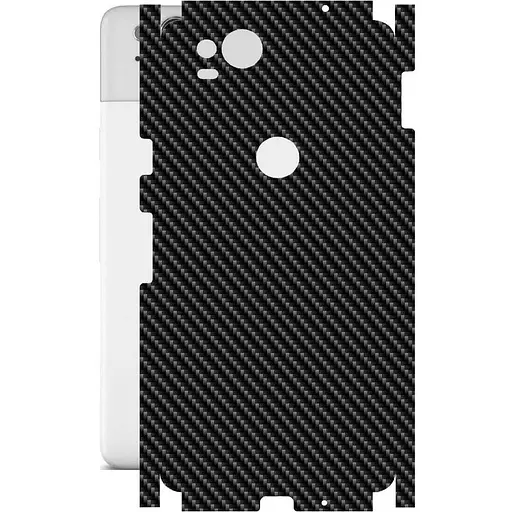 Захисна плівка StatusSKIN для Google Pixel 2 Корпус Вініл Карбон чорний - фото 1