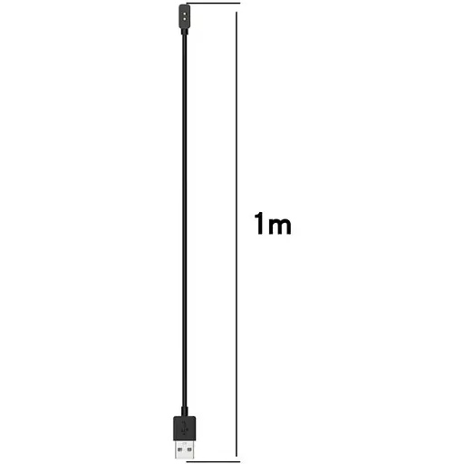 Зарядний пристрій DK CDK для Xiaomi Redmi Watch 3 Active / 3 Lite кабель (60см) USB (015554) (black) - фото 5