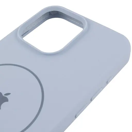 Чохол Epik Silicone Case Full Protective AA V2 with MagSafe для Apple iPhone 15 Pro 6.1 Блакитний/Lilac Blue - фото 4