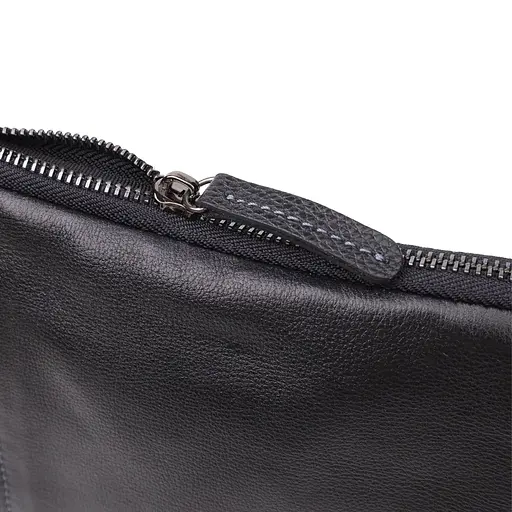 Сумка на плечо для мужчин из прочной зернистой кожи SHVIGEL 20х22х4 см sum0027432 - фото 6