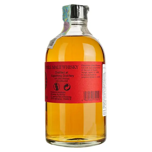 Віскі Akashi Single Malt Red Wine 4 Year Old 50% 0.5 л в подарунковій упаковці - фото 5