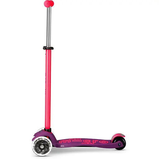 Самокат Micro Maxi Deluxe Neon LED Ультра рожевий (MMD233) - фото 4