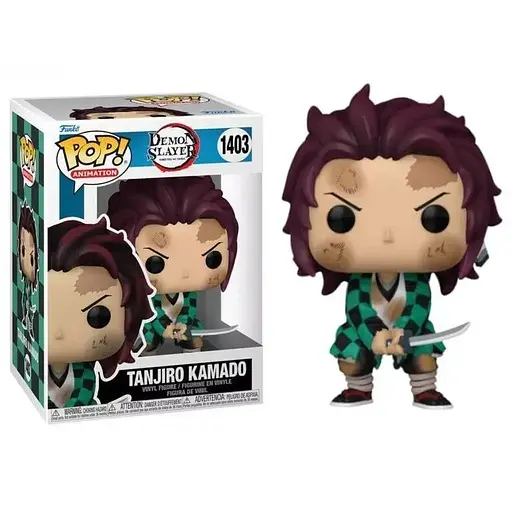 Фігурка Funko Pop Фанко Поп Demon Slayer Tanjiro Kamada Клинок, що розсікає демонів Танджиро Камадо 10 см DS TK 1403