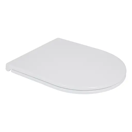 Унитаз подвесной Qtap Taurus безободковый с сиденьем Soft-close QT2433084EUQW, Белый - фото 10