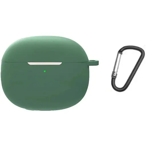 Чехол-накладка DK Silicone Candy Friendly с карабином для Xiaomi Redmi Buds 4 Pro (green)