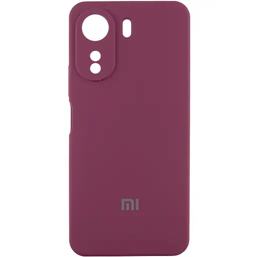Чехол Lakshmi Silicone Cover Full Camera AAA with Logo для Xiaomi Redmi 13Coco C65 Бордовый