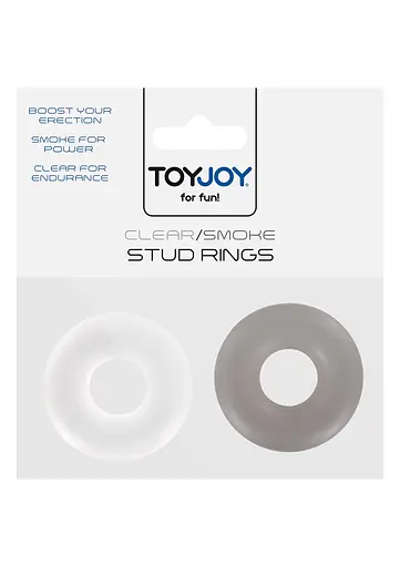 Эрекционное кольцо Toy Joy Stud Rings 2 шт. - фото 4