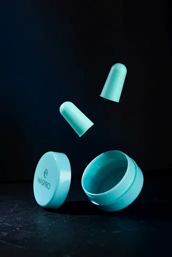 Пінні беруші для сну 50 пар HASPRO TUBE50 SNR 38 дБ Ментолові (1123-02) - фото 7