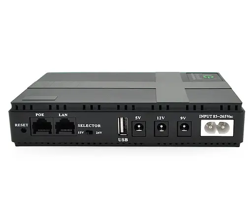 UPS ДБЖ для роутера PON/POE, 5/9/12V Voltronic UPS18-DC 18 Вт 10400mAh - фото 2