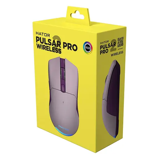 Беспроводная мышь HATOR Pulsar 2 PRO Wireless Lilac (HTM-534) Б/у - фото 6