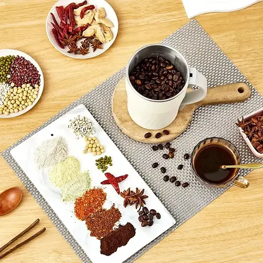 Электрическая кофемолка ​​​​​​​Sokany SK-04024 для дома  300Вт роторный измельчитель кофейных зерен Белый - фото 8