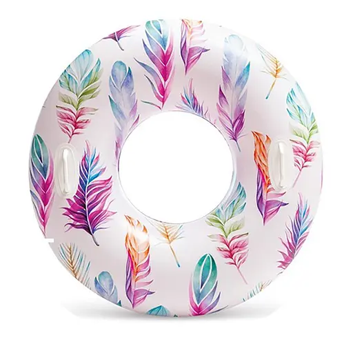 Детский надувной круг Перо 58263-5 с двумя ручками