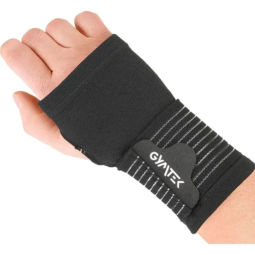 Фіксатор зап'ястя та долоні Gymtek розмір М чорний - фото 1