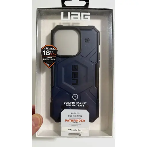 Оригинальный противоударный чехол UAG Pathfinder MagSafe для iPhone 14 Pro (6.1") Mallard 114054115555 - фото 3