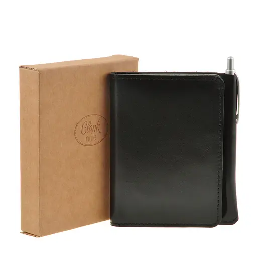 Шкіряне портмоне 2.0 вугільно-чорне - фото 7