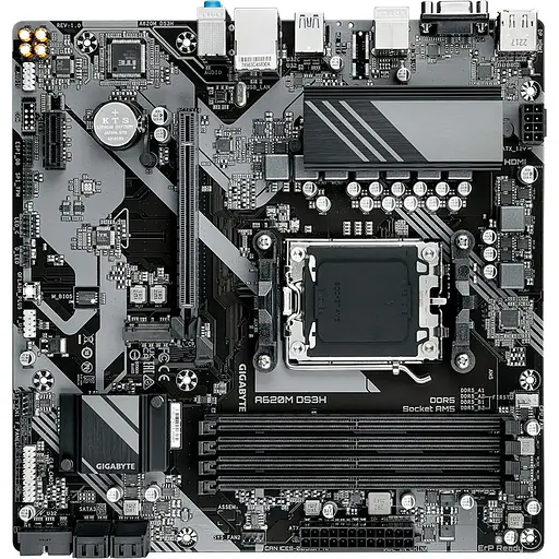 Материнська плата Gigabyte A620M DS3H [142015] - фото 3