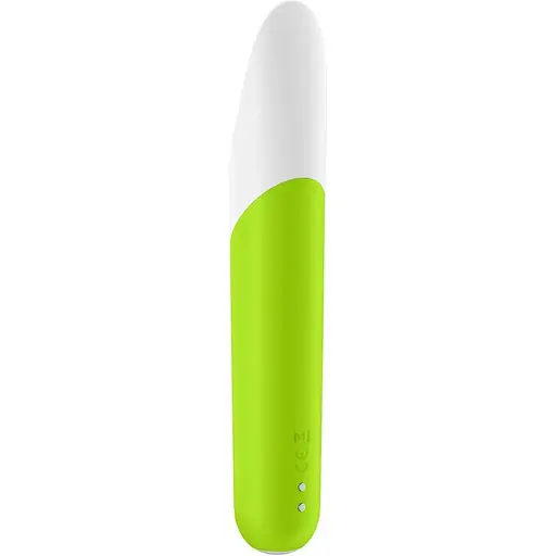 Минивибратор с гибким язычком Satisfyer Ultra Power Bullet 7 Салатовий - фото 4
