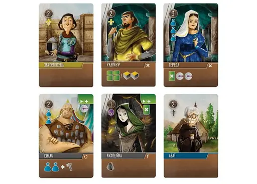 Настольная игра Lords of Boards Виконты Западного Королевства (Viscounts of the West Kingdom) (укр.) (LOB2116UA) - фото 3