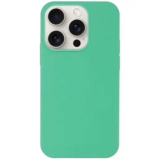 Чохол Epik Silicone Case Full Protective AA NO LOGO для Apple iPhone 15 Pro 6.1 Зелений/Spearmint - фото 1