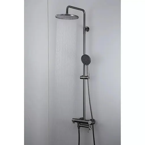 Душова система збройова сталь Gappo G2406-9, Графітовий хром - фото 2